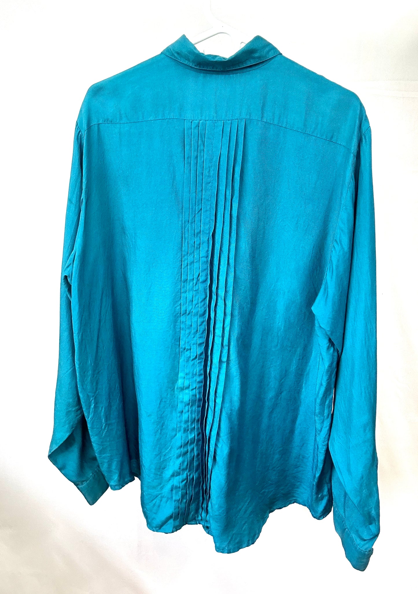 Neiman Marcus Silk Button-Up