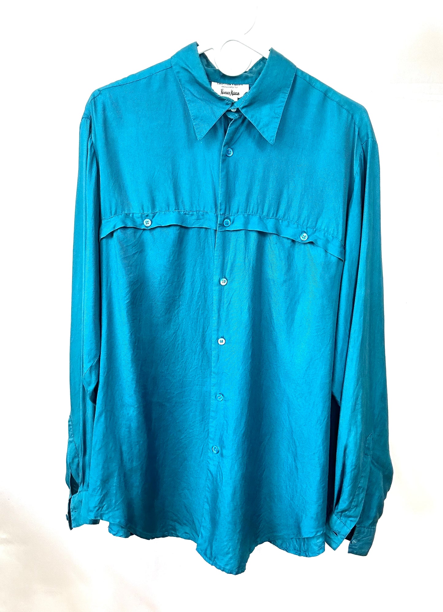 Neiman Marcus Silk Button-Up